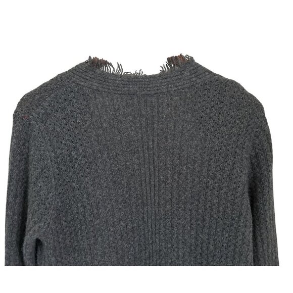 The Cashmere Project Cashmere Cardigan With Fringe Detail & Pockets - Picture 6 of 9
